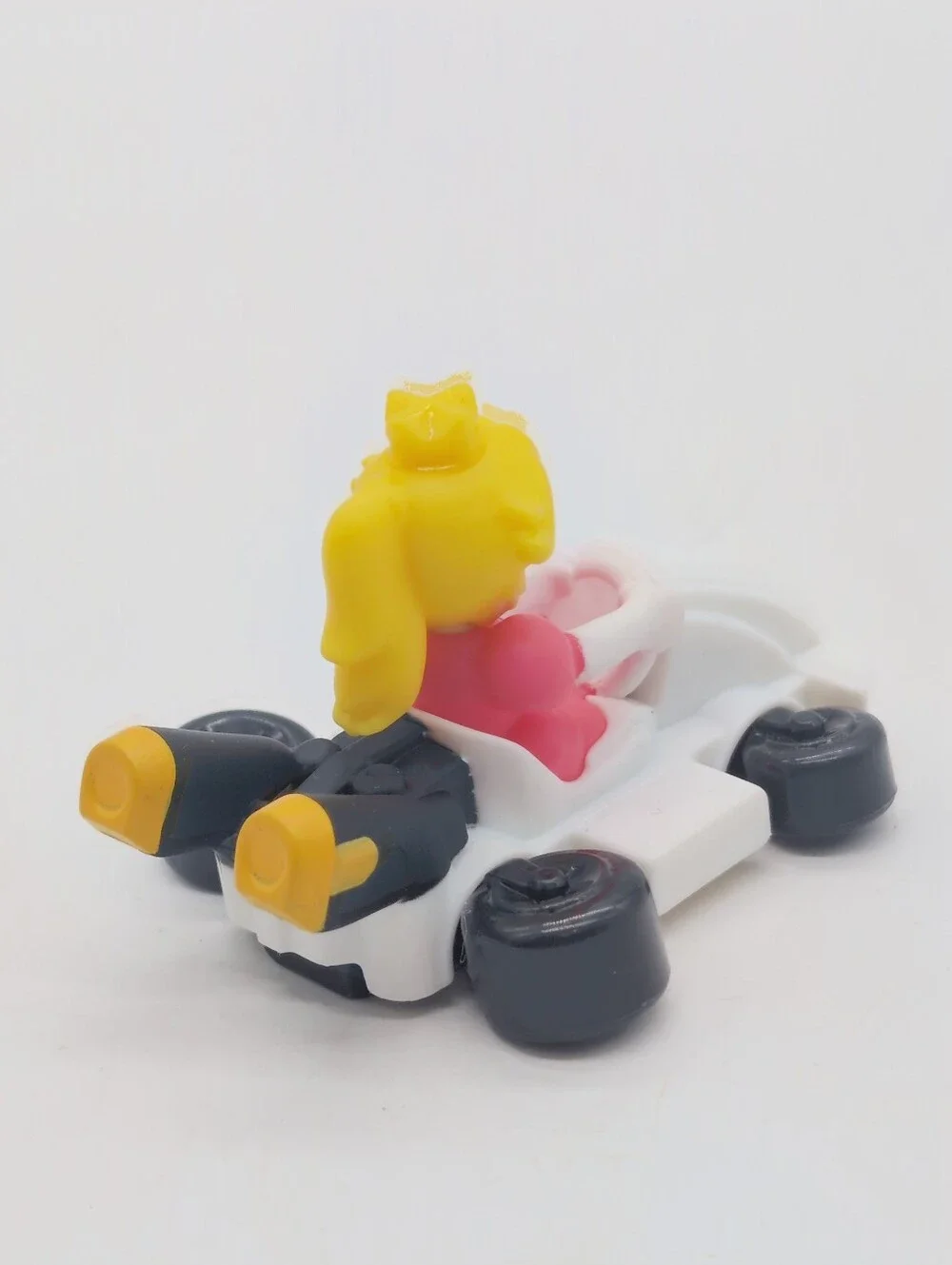 Princess Peach Kart Racer Toy - Pink and White Kids Vehicle McDonald's